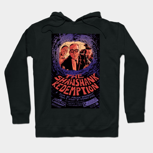 Shawshank Redemption vintage poster Hoodie by Chris_